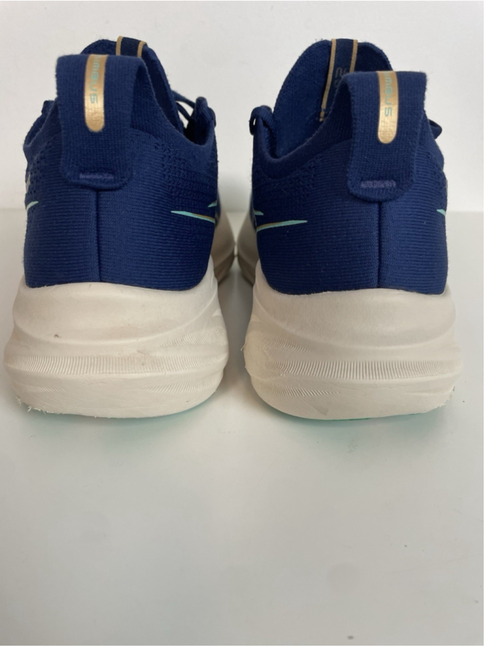 Asics Gel Nimbus 26 Womens Size 8 Blue Athletic Running Shoes Sneakers - Picture 5 of 11